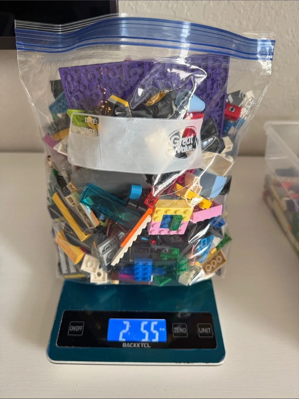 2.5 lb Bag of Mixed LEGOS - Multicolor